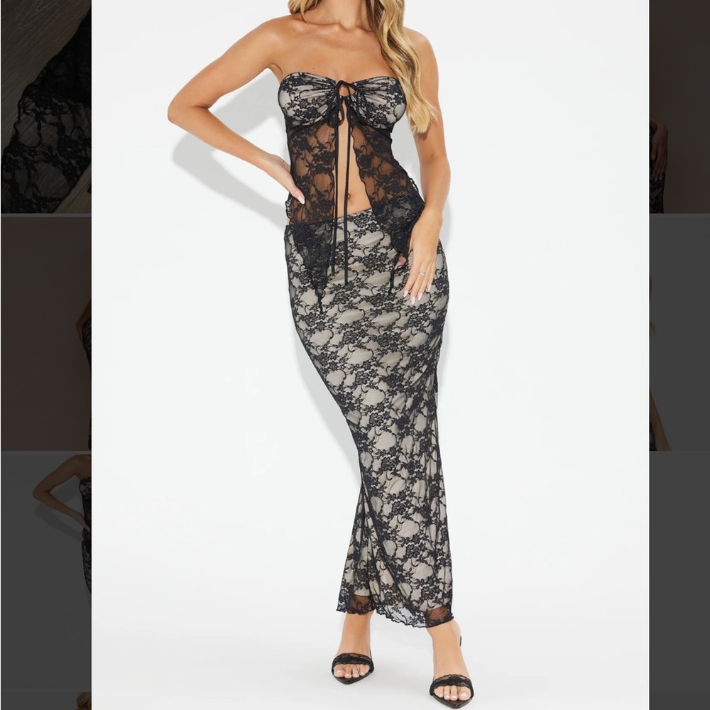 Lace Skirt Set